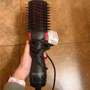 Revlon Black and Pink Hot Air Styling Brush